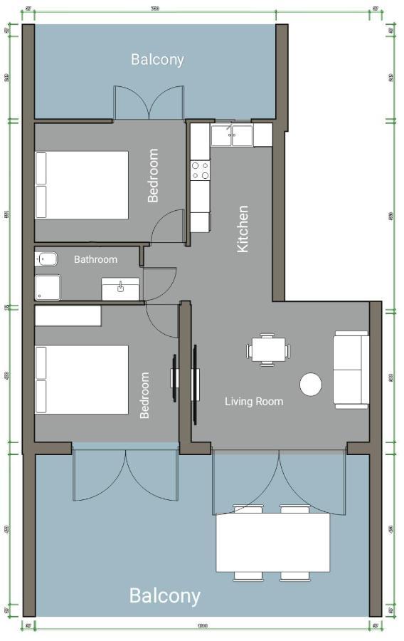 Golden Sky 3 Apartment Peraía 外观 照片